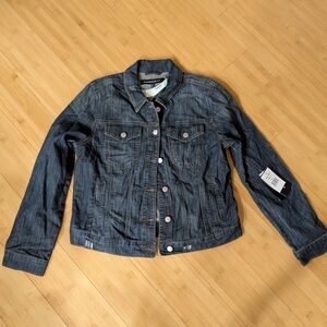 NWT Prosperity Denim Blue Jean Jacket XL